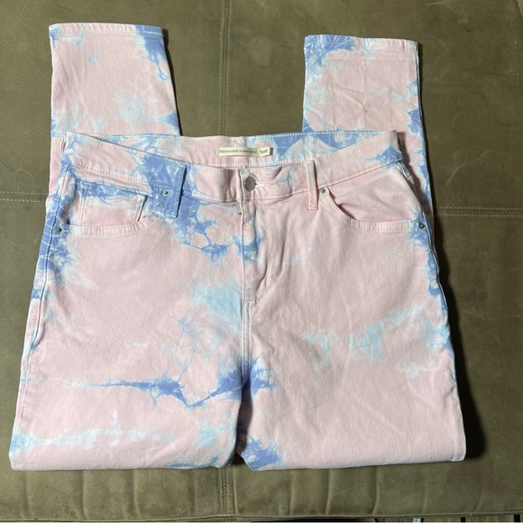 Levi’s Tie-Dye Jeans Skinny 16 W - Picture 2 of 5